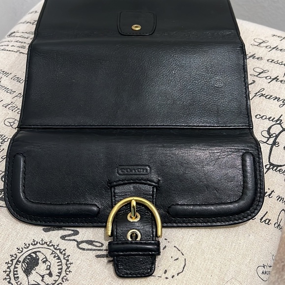 Coach Black Leather Long Wallet.  Pre-Loved. - Picture 7 of 16